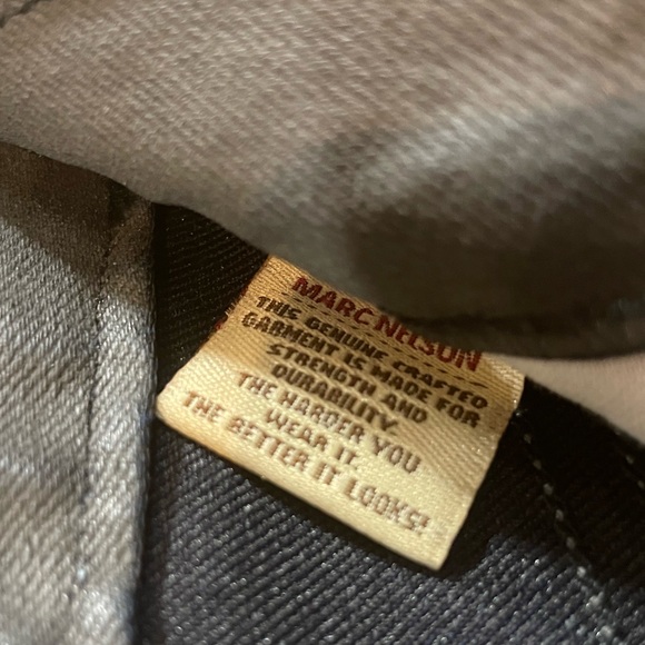 NWT Marc Nelson Grey Waxed Skinny Jeans in Size 23 - Picture 4 of 5